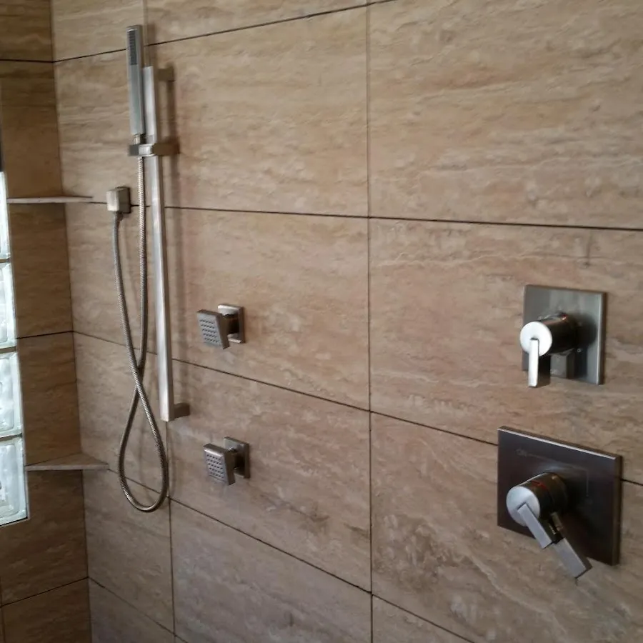 Shower fixture installation for Water Heater Replacement in Northridge